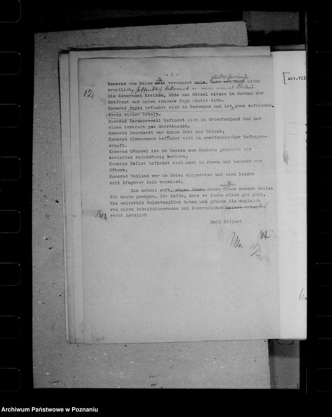 Obraz 16 z jednostki "Feldpostbrief (korespondencja z żołnierzami)"