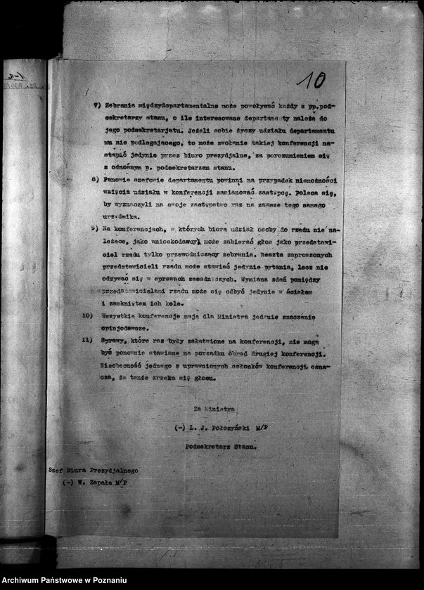 Obraz 14 z jednostki "Protokoły konferencji międzydepartamentowych"