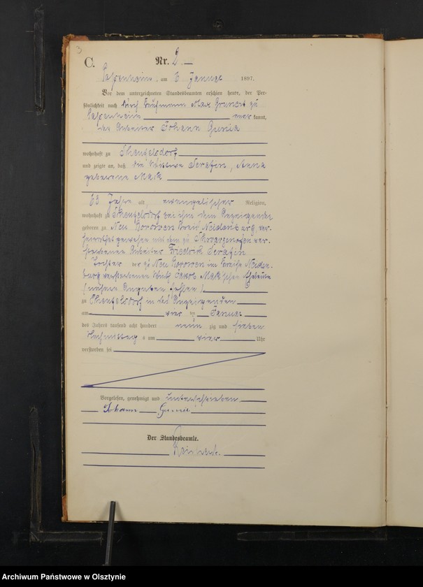 image.from.unit.number "Sterbe-Haupt-Register Nr 1 - 167"