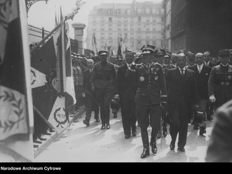 image.from.unit.number "Wizyta Generalnego Inspektora Sił Zbrojnych RP generała Edwarda Rydza-Śmigłego we Francji - pobyt w Paryżu"