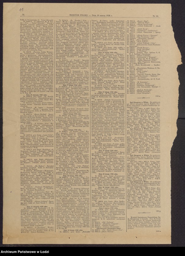 Obraz 13 z jednostki "Szyja Librowski- wyrób i sprzedaż swetrów, pończoch i rękawiczek"