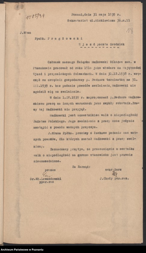 Obraz 17 z jednostki "Korespondencja z kołami."