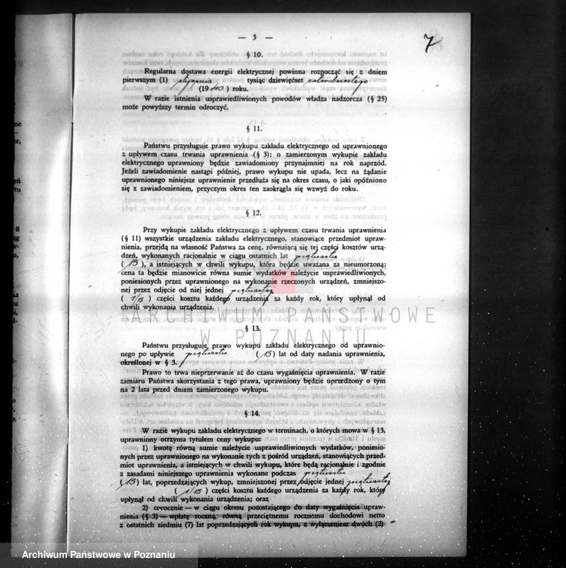 Obraz 11 z jednostki "/Urządzenie zakładu elektrycznego w Rogoźnie/"