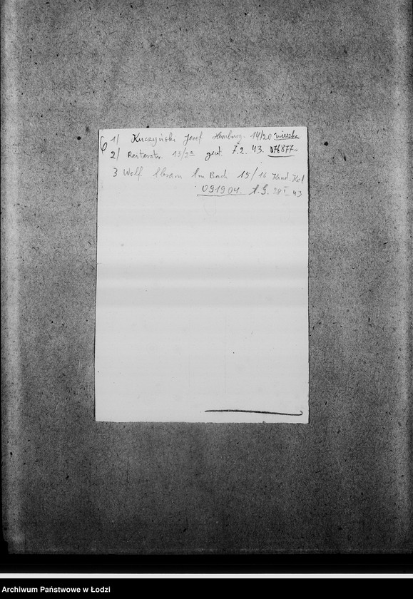 Obraz 9 z jednostki "[Korespondencja z Wydziałem Kart w sprawie skreślenia osób wymeldowanych]"