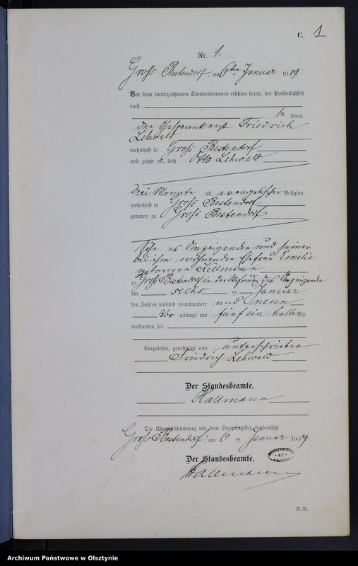 image.from.unit.number "Sterbe-Neben-Register Nr 1 - 15"