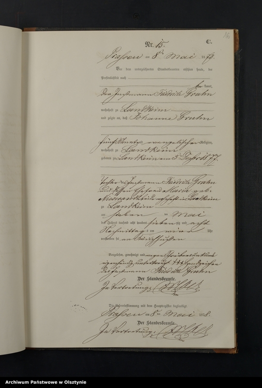 image.from.unit.number "Sterbe-Neben-Register Nr 1 - 46"