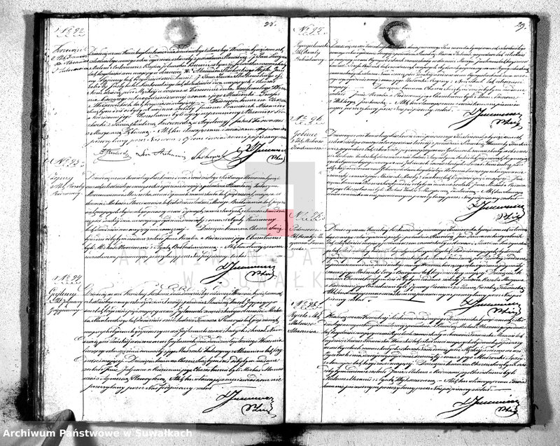 Obraz 17 z jednostki "Księga Duplikat Urodzonych, Zmarłych i Zaślubionych Parafii Liszkowskiej w Powiecie Seyneńskim Gubernii Augustowskiey Rok 1848"