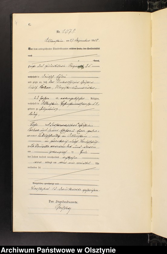 image.from.unit.number "Sterbe-Haupt-Register Tom IV, Nr 1076-1144"