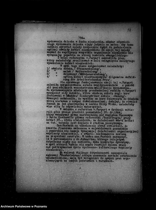 Obraz 18 z jednostki "Sprawozdania z życia mniejszości narodowych za czas od 15 grudnia 1936 r. do 31 maja 1937 r."
