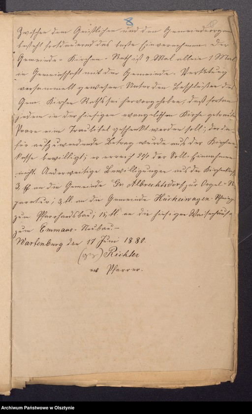 image.from.unit.number "Berichten über der kirchlichen und sittlichen Zustande des Kirchspiels"