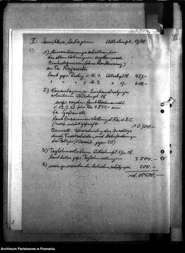 Obraz 18 z jednostki "Polizei - Präsidium - Posen"