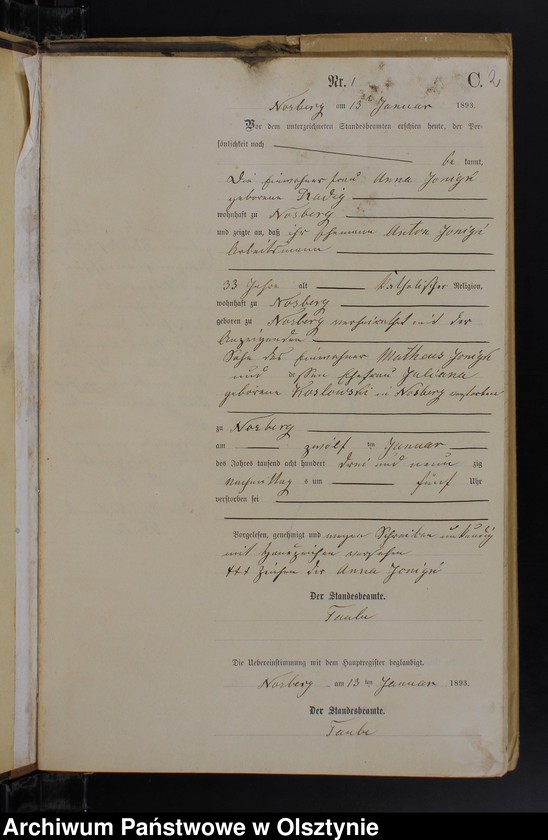 image.from.unit.number "Sterbe-Neben-Register Nr 1 - 51"
