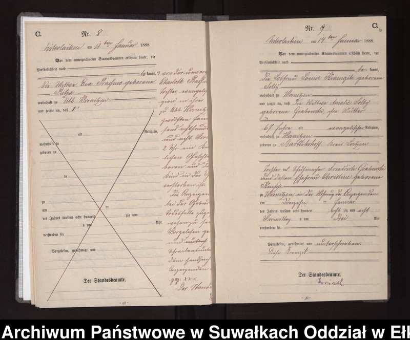 image.from.unit.number "Sterbe-Haupt-Register des Königlichen Preussischen Standes-Amtes Nikolaiken Kreis Sensburg"