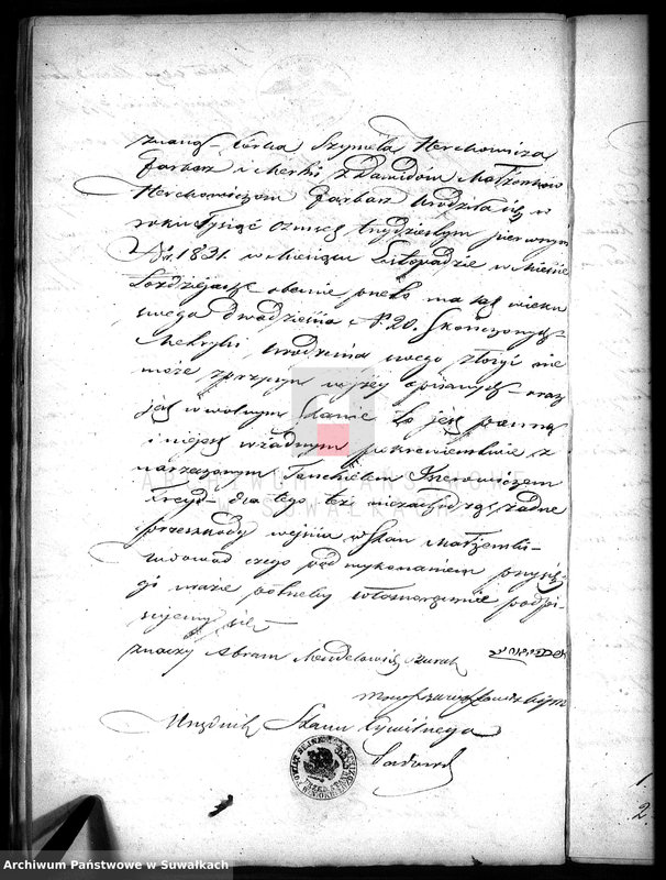 image.from.unit.number "Dowody Zawartych Małżeństw Starozakonnych w Okręgu Łoździeje w roku 1852"