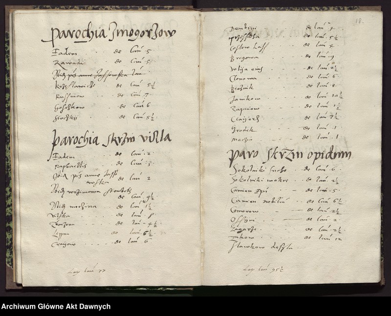 image.from.unit.number "Regestrum exactionum publicarum Radomiensis, Opocznensis et Chanczinensis districtuum --."