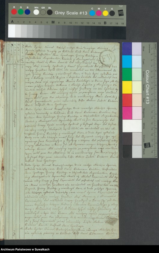 image.from.unit.number "Akta Zeszłych Gminy Puńskiey Od Dnia 1 Stycznia Do Dnia Ostatniego Grudnia 1819 Roku."