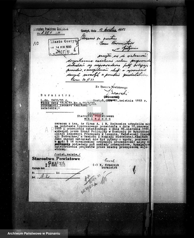 Obraz 15 z jednostki "Tartak parowy W. Nawrockiego w Gostyniu nr woj. kotła 3119"