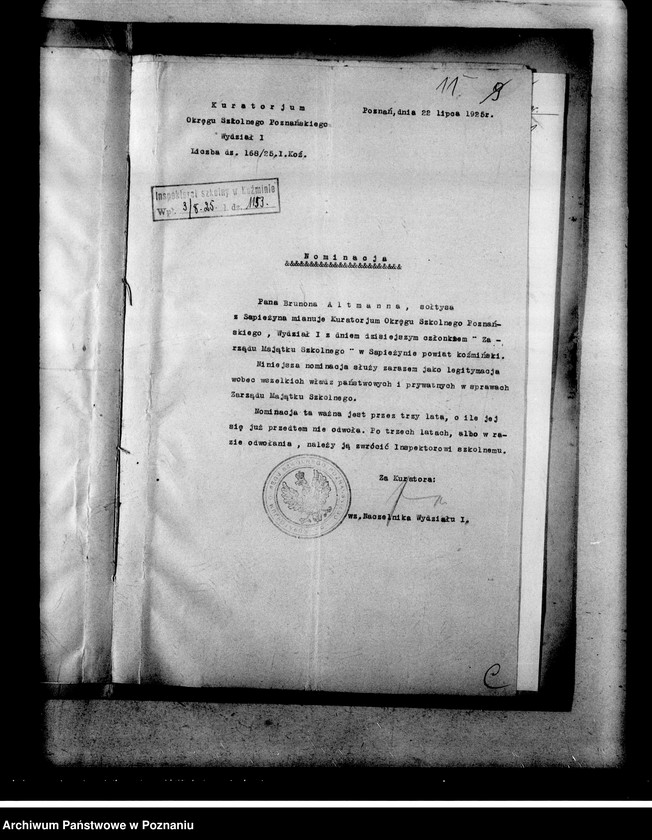 Obraz 15 z jednostki "Szkoła Powszechna- Sapieżyn, powiat Koźmin"