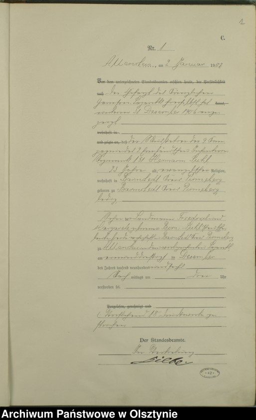 image.from.unit.number "Sterbe-Haupt-Register Nr 1-492"