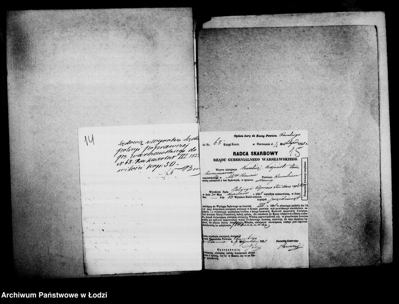 Obraz 14 z jednostki "Akta w przedmiocie awizacji"