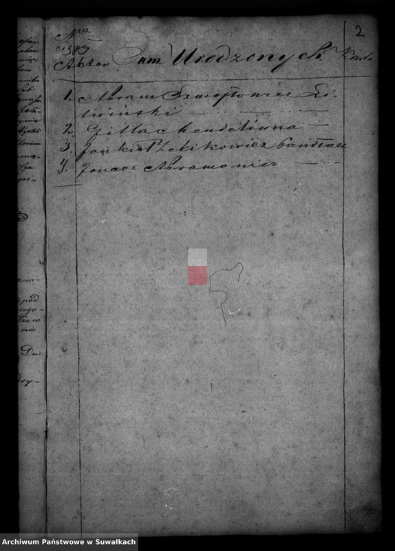 image.from.unit.number "Akta Urodzonych, Umarłych i Zaślubionych Okręgu Bakałarzewo za rok 1830"