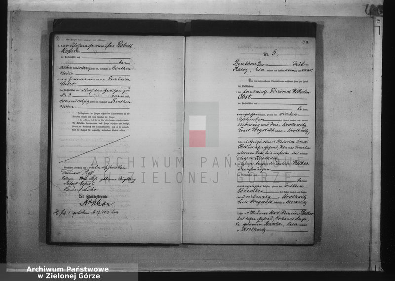 Obraz 9 z jednostki "[Księga aktów małżeństw rok 1896]"