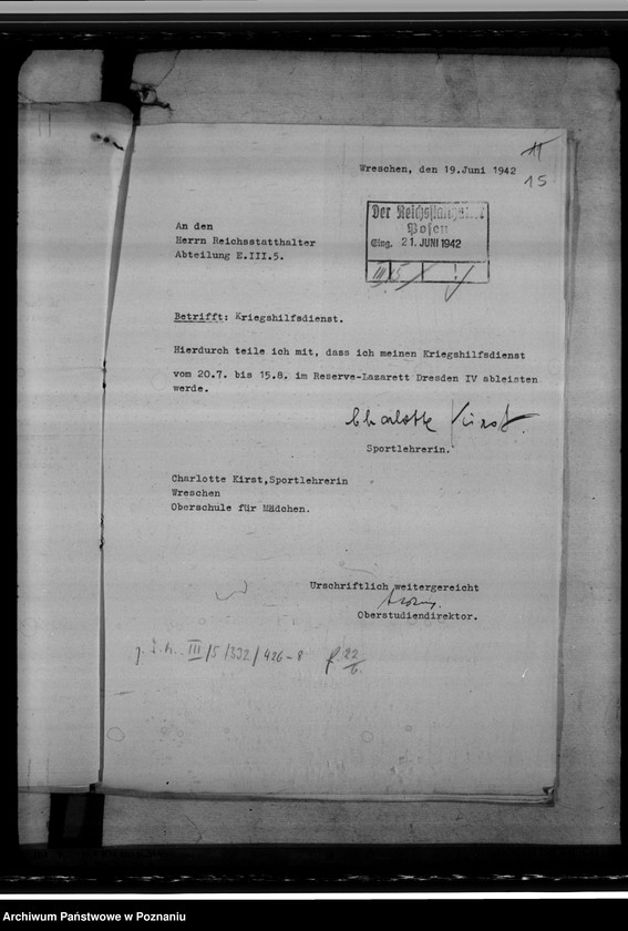 Obraz 20 z jednostki "Oberschule Wreschen (Września)"