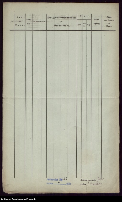 image.from.unit.number "Duplikat des Todtenregisters"