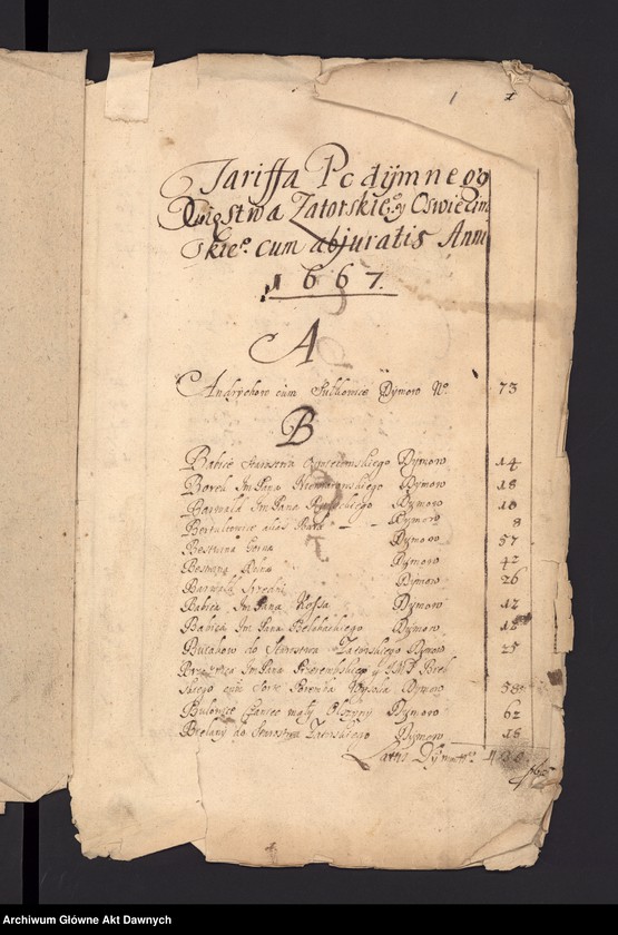 image.from.unit.number "Rejestry podymnego i abjurat różnych województw."