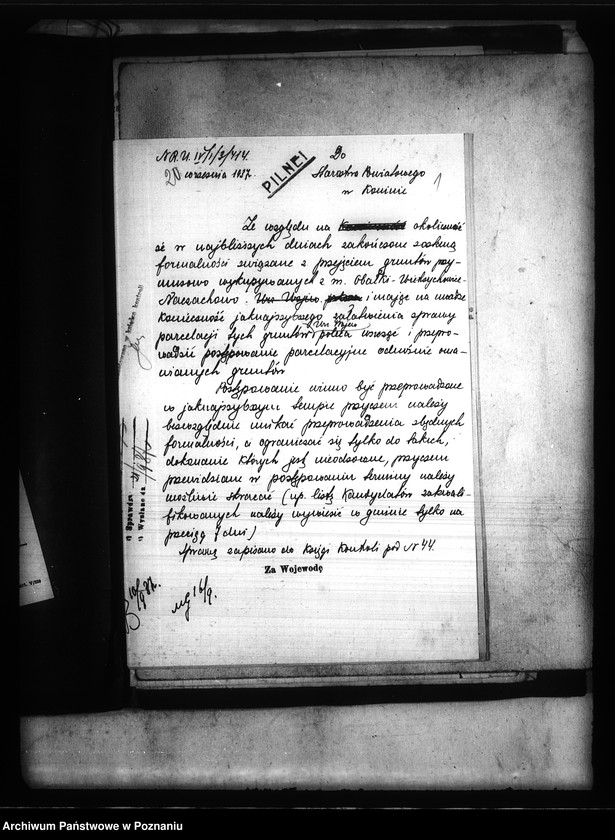 image.from.unit.number "Parcelacja majątku Obałki, Wietrzychowice, Naczechowo /przymusowy wykup/"