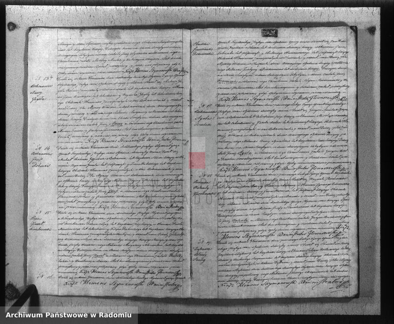 image.from.unit.number "Księga duplikatu aktów religijno-cywilnych parafii Głowaczewskiey na rok 1835"