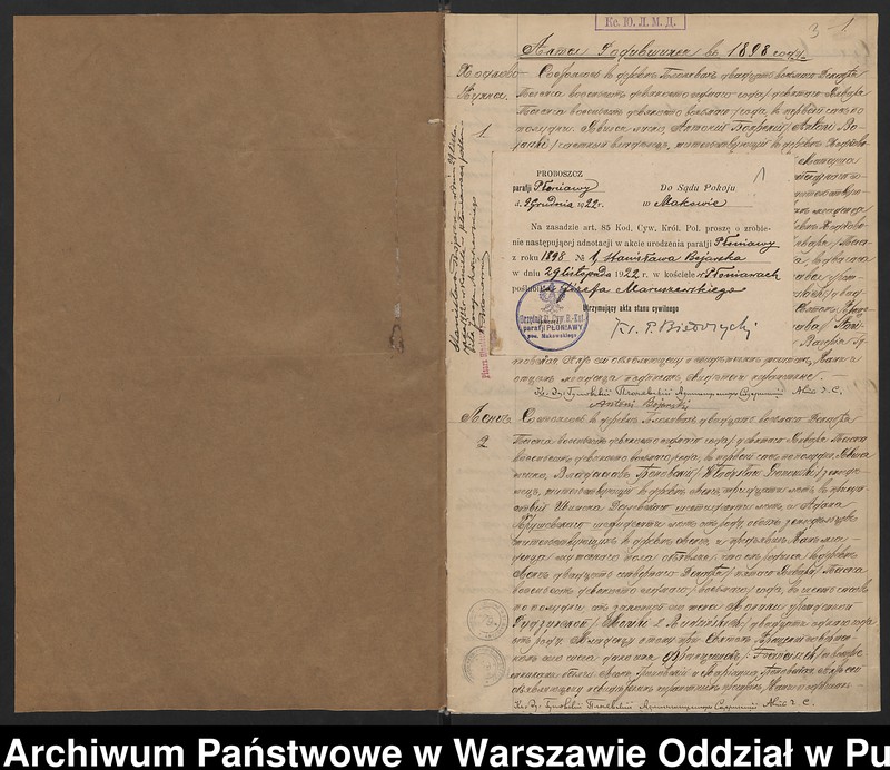 image.from.unit.number "Akta urodzeń, małżeństw, zgonów"