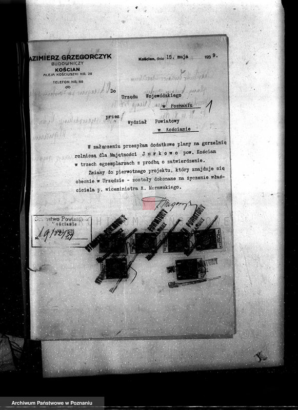 Obraz 5 z jednostki "/Budowa gorzelni w Jurkowie pow. kościański"