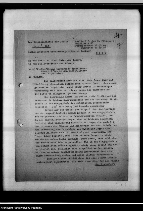 Obraz 11 z jednostki "Einführung des deutschen Rechts im Wartheland."