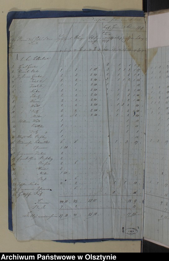 image.from.unit.number "Beläge pro 1859/60 von Geld Rechnung Silberbach"