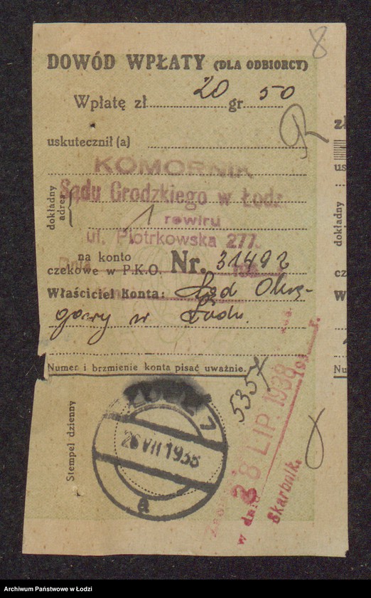 Obraz 10 z jednostki "Izaak Berger- przędzalnia zarobkowa"