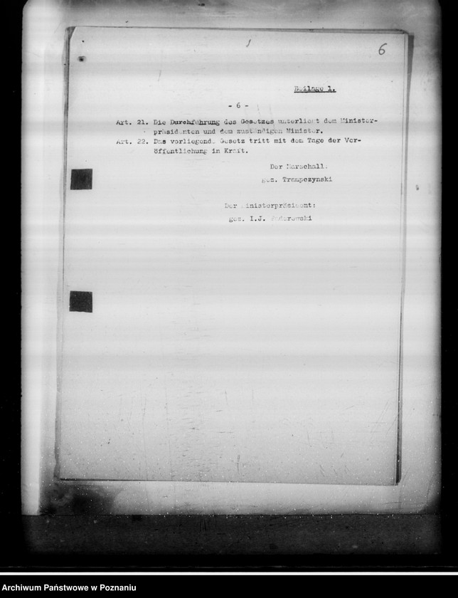 Obraz 10 z jednostki "Niemieckie tłumaczenia polskiej ustawy o tymczasowej organizacji byłej dzielnicy pruskiej"