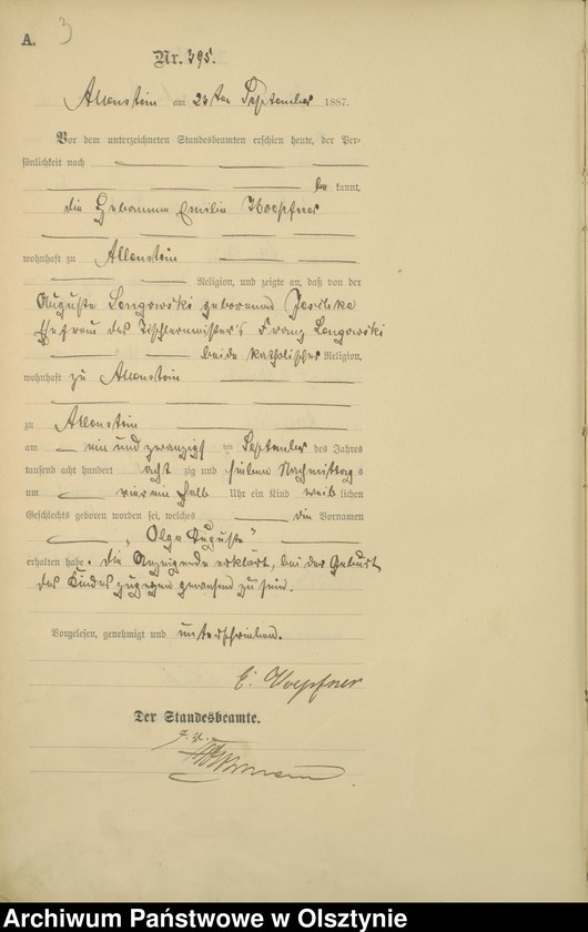 image.from.unit.number "Geburts-Haupt-Register Tom II,Nr 394 -590"