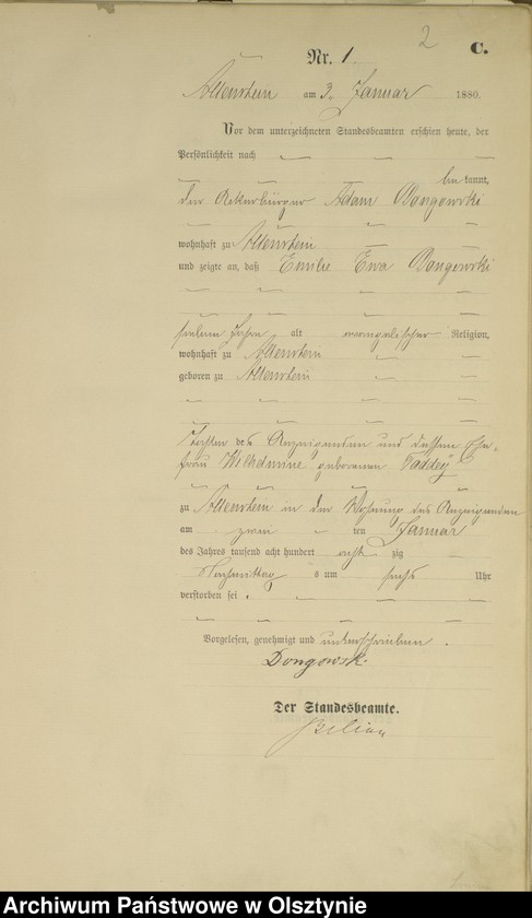 image.from.unit.number "Sterbe-Haupt-Register Nr 1 - 240"