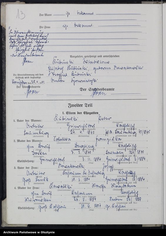 image.from.unit.number "Familienbuch /Zweitbuch/ Nr 1 - 12"