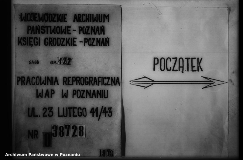 Obraz 1 z jednostki "Inscriptiones, resignationes [protocollon]"