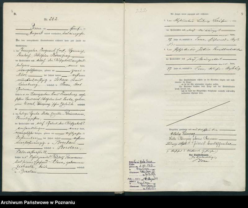 Obraz 7 z jednostki "Księga miejscowa małżeństw tom II [Rejestr główny małżeństw]"