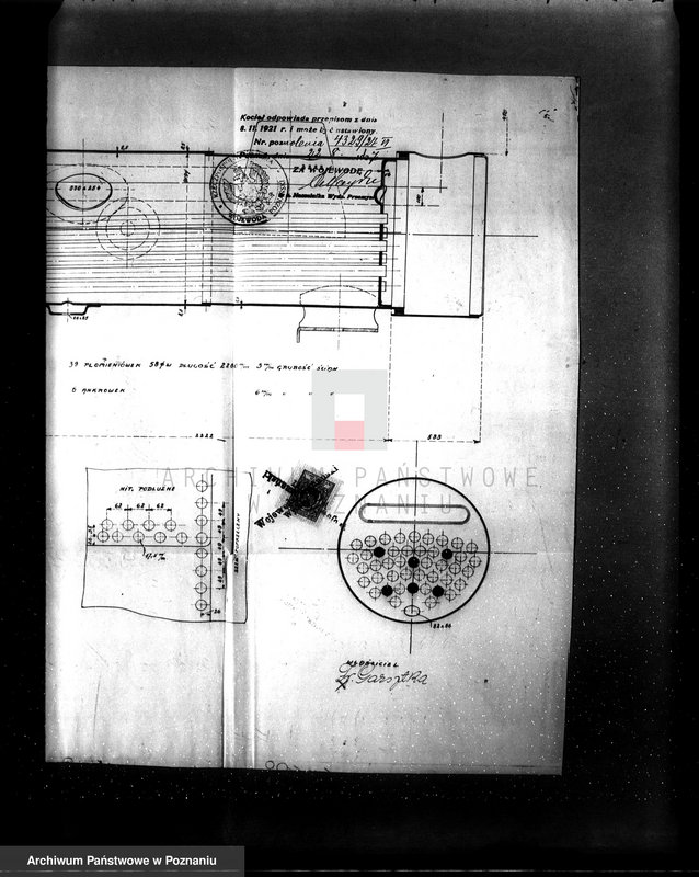 Obraz 14 z jednostki "Tartak w Bogusławiu pow. jarociński własność Fr. Garsztka nr woj. 3502 nr fabr. 66056"