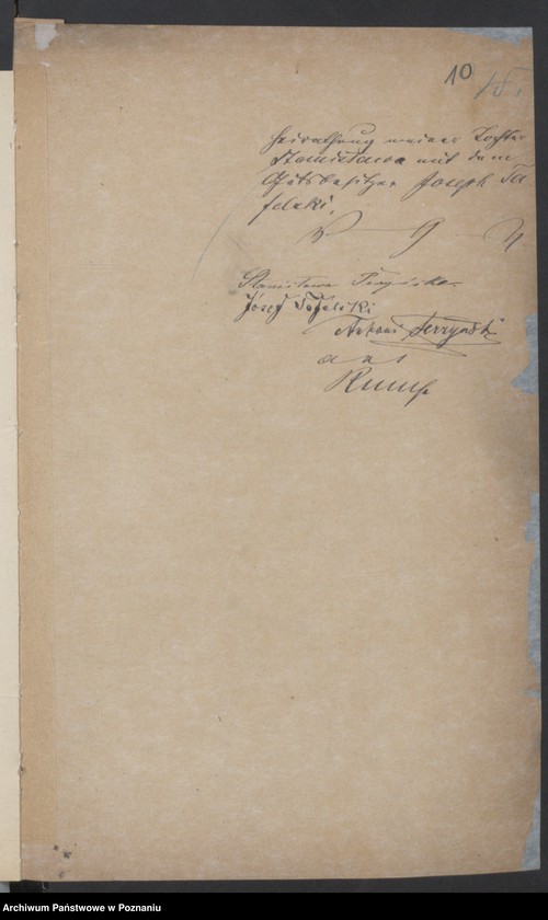 Obraz 12 z jednostki "Die von den Verlobten zum Aufgebot beigebrachten Urkunden pro 1877"