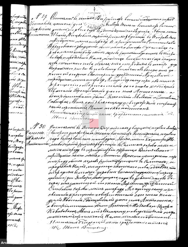 image.from.unit.number "Dublikat dlja zapisyvanija aktov o roždenii, brakosočetanii i smerti vižajnskogo prichoda na 1881 god"