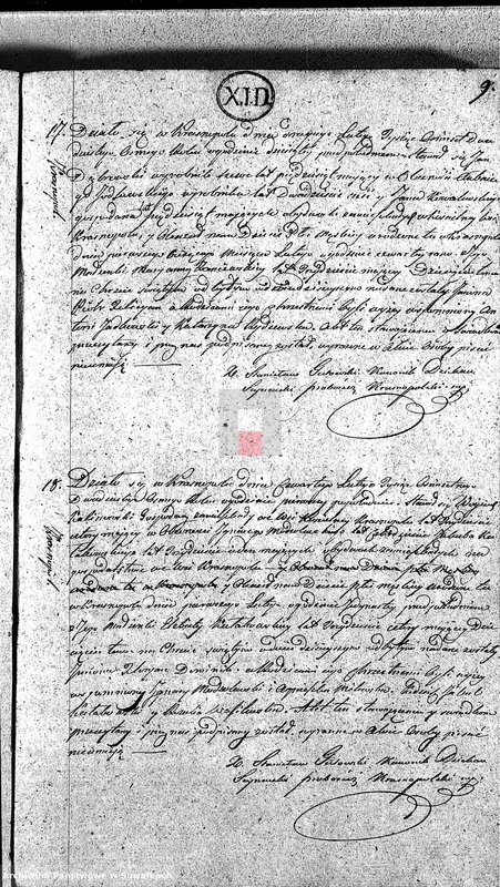image.from.unit.number "Księga Duplikat Parafii Krasnopolskiey od 1 Stycznia 1828 Roku."