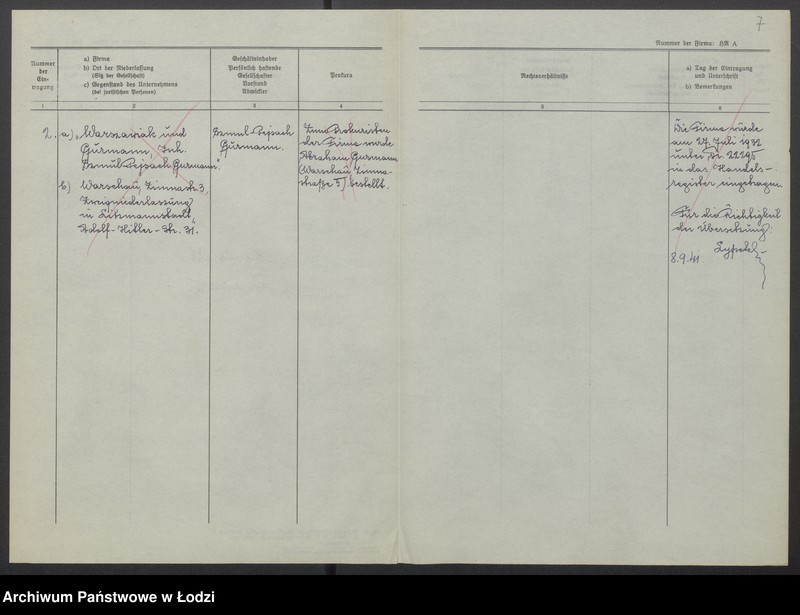 Obraz 9 z jednostki "Szmul Pejsach Gurman- handel lampami i artykułami fajansowymi"