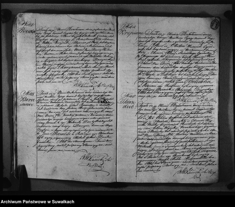 image.from.unit.number "Duplikat Aktow Urodzonych Chrzestnych Zaślubionych i Zeszłych na Rok 1832"