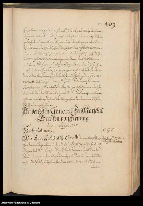 image.from.unit.number "Missiven de Anno 1716. Missiven de Anno 1717. Index literarum A. 1716 A. 1717 expeditarum [adresatów]. Index materiarum in literis […] contentarum"