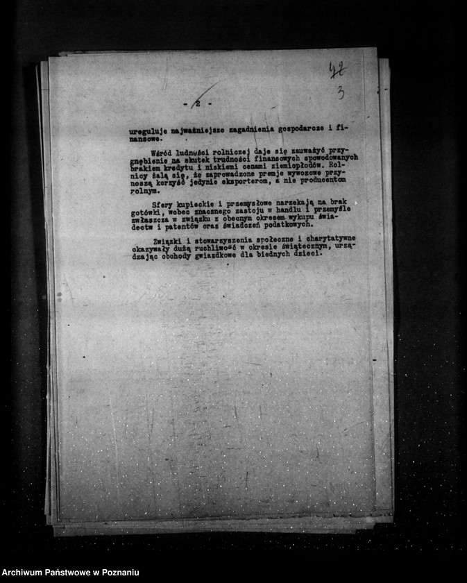 Obraz 8 z jednostki "Sprawozdanie sytuacyjne miesięczne za miesiąc grudzień 1929 r. działy I-IV"